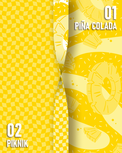 Wzór Pina colada Piknik akcesoria dla psów BARKIN