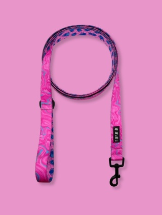 Smycz miejska 2 m Bubblegum/Robaczki