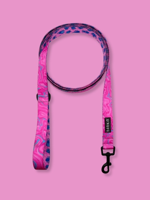 Smycz przepinana 3 m Bubblegum/Robaczki